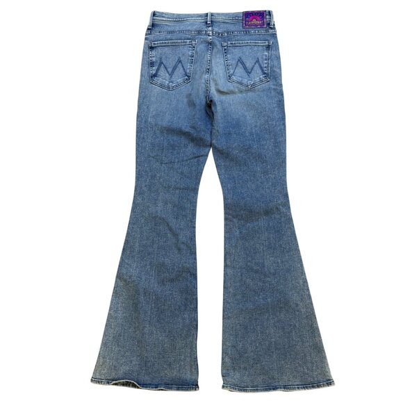Mother Super Cruiser Mystical Collection Laws of Attraction Flare Jeans 31 - Picture 3 of 10